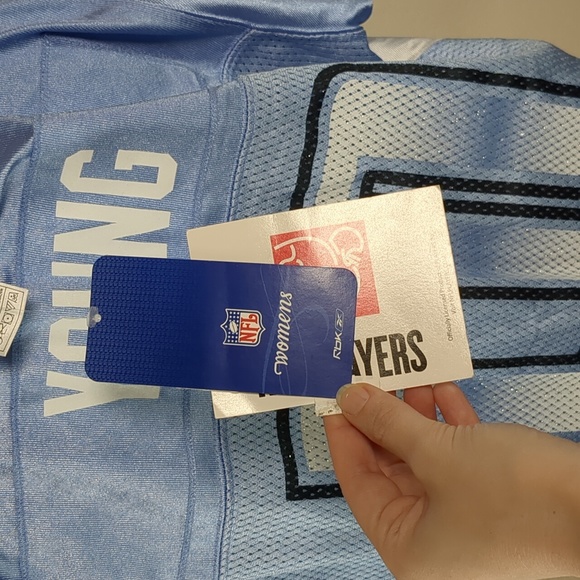 NFL Reebok Jersey Tennessee Titans Vince Young number 10 Womens Jersey - Picture 8 of 11